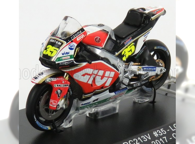 HONDA Rc213v Team Lcr Honda N35 Motogp Season (2017) C.Crutchlow, White Red Black