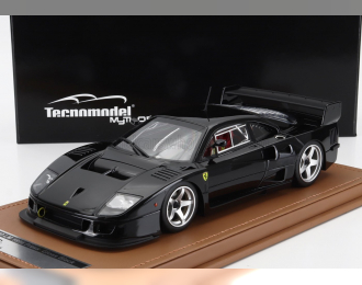 FERRARI F40 Lm Press Version (1996) - With 5 Spoke Silver Rims, Gloss Black