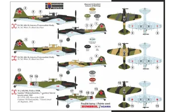 Сборная модель Ilyushin IL-2M Sturmovik "Black Death"