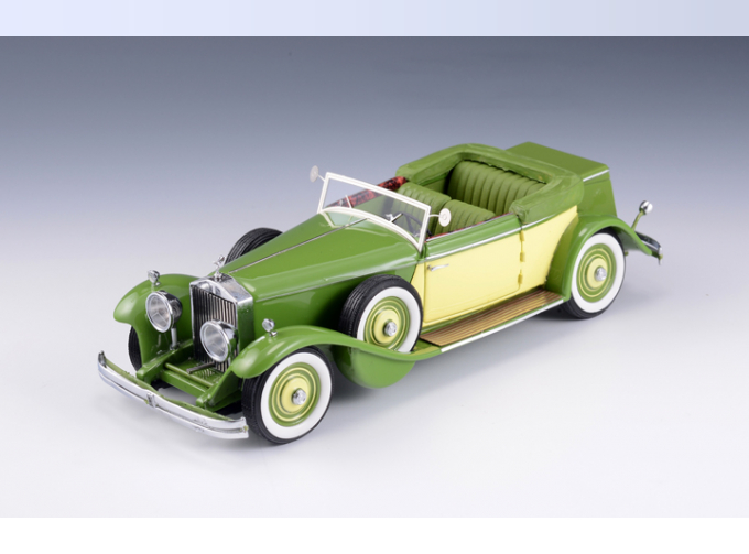 ROLLS ROYCE Phantom II Croydon Victoria by Brewster (открытый)) 1932 Green/ Yellow