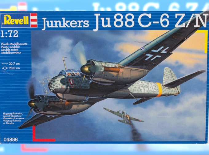 Сборная модель Немецкий ночной истребитель Junkers Ju-88 C-6 N/Z