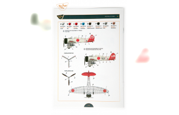 Сборная модель Самолет A5M2b Claude поздний. Advanced kit