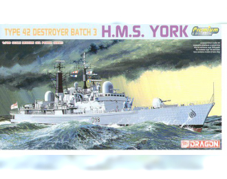 Сборная модель Ракетный крейсер HMS York (тип 42 Batch 3/кл. Sheffield)