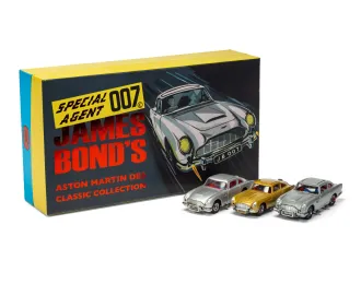 Набор из трех моделей ASTON MARTIN JAMES BOND - Db5 classic collection (1965)