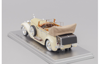 ISOTTA FRASCHINI Tipo 8a Ss Castagna Ch.1651 Cabriolet Open (1930), beige