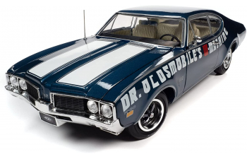 OLDSMOBILE Cutlass 442 2-Door Coupe Trophy 1969, Blue (синий)