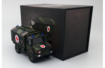 MERCEDES-BENZ Unimog U1300L (Br.435) Military Ambulance, three-color camouflage