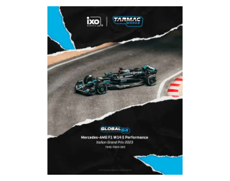 Mercedes-Benz AMG F1 W14 E Performance, George Russel Italian Grand Prix, black/blue 2023