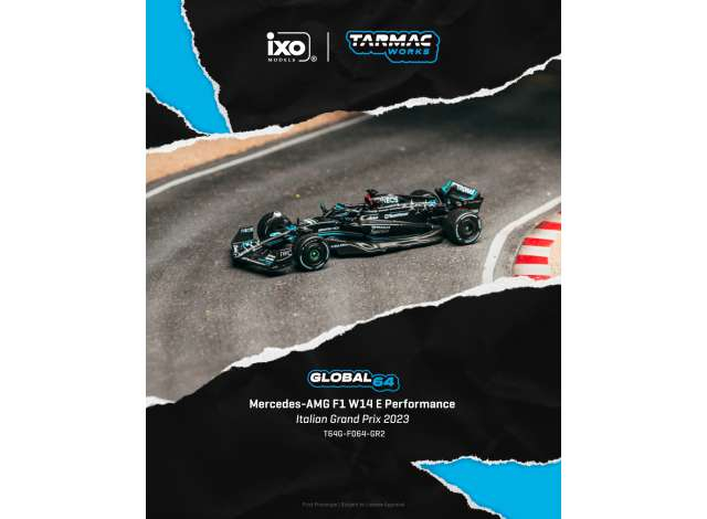 Mercedes-Benz AMG F1 W14 E Performance, George Russel Italian Grand Prix, black/blue 2023