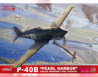 Сборная модель истребитель Curtiss Warhawk P-40B USAAF "Pearl Harbor" (1941)