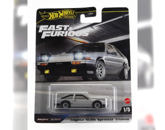 TOYOTA Sprinter Trueno (ae86) (1985) - Fast & Furious Tokyo Drift 2006, Silver