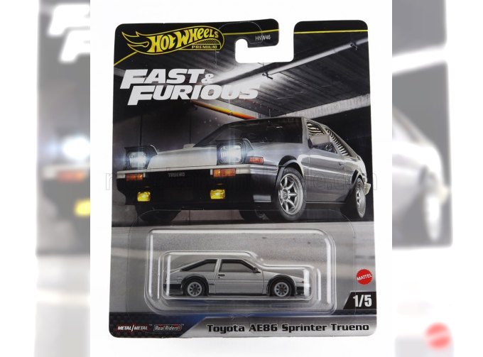 TOYOTA Sprinter Trueno (ae86) (1985) - Fast & Furious Tokyo Drift 2006, Silver