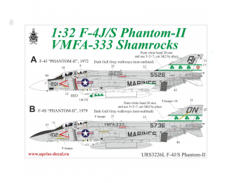 Декаль для F-4J Phantom-II VMFA-333