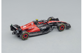 ALFA ROMEO F1 C43 Team Stake N24 Season (2023) Guanyu Zhou, Black Red