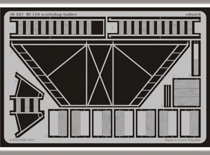 Фототравление Bf 110 workshop ladder
