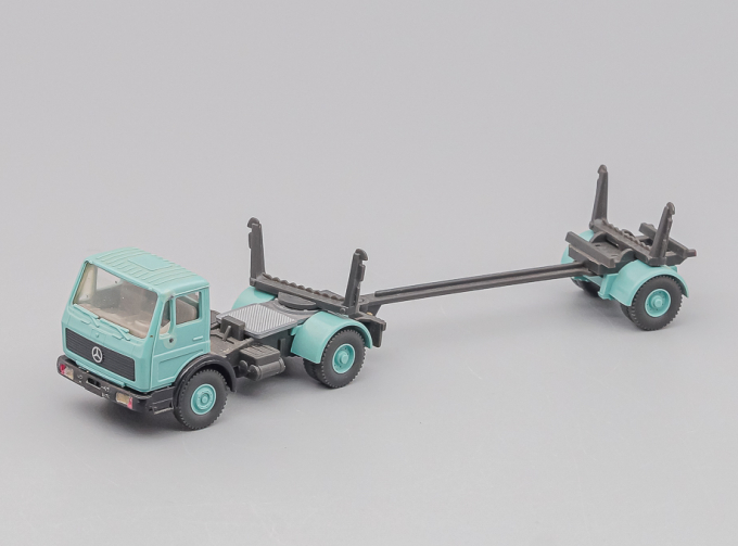 MERCEDES-BENZ NG Tractor / Logging Trailer, turquoisegreen / darkgrey