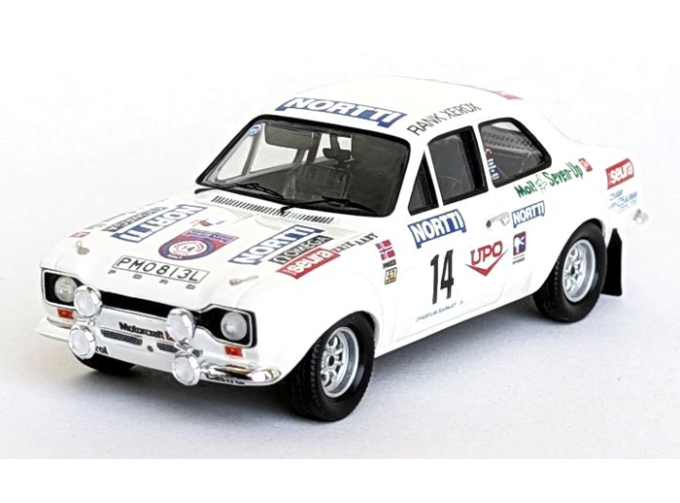 FORD Escort Mki (night Version) №14 Rally 1000 Lakes (1975) Erik Aaby - Monty Karlan, White