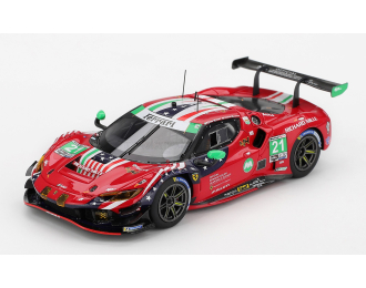 FERRARI 296 gt3 3.0l Turbo V6 Team AF Corse №21 IMSA 24h Daytona (2025) Kei Cozzolino - Simon Mann - Alessandro Pier Guidi - Lilou Wadoux