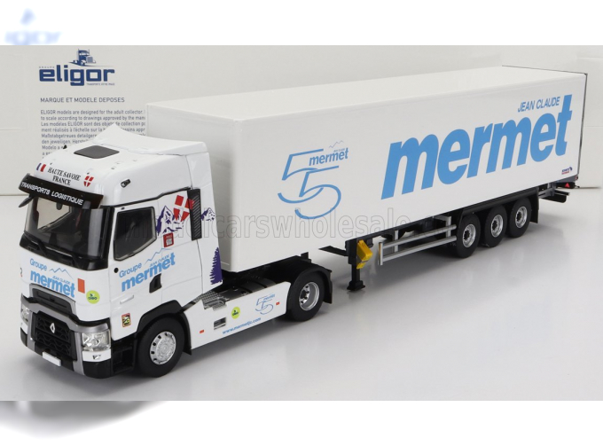 RENAULT T-line High Truck Cassonato Mermet Transports (2021), White