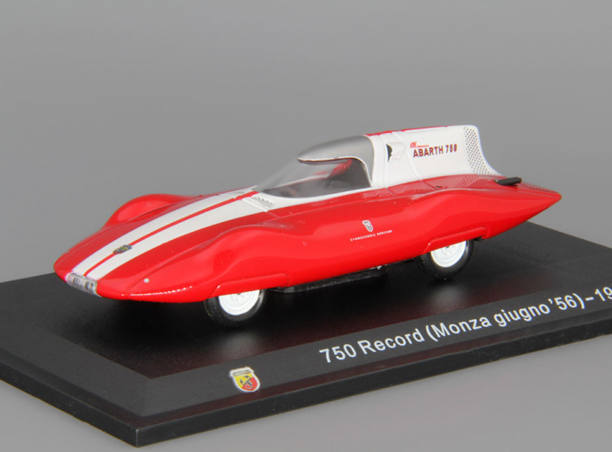 ABARTH 750 Record (Monza giugno) (1956), red / white