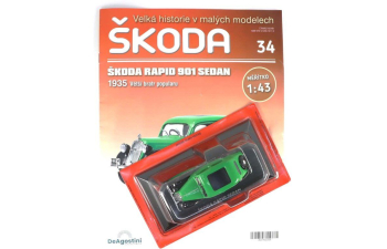 SKODA Rapid 901 sedan (1935), green