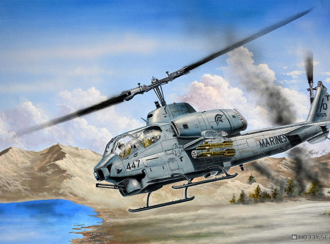 Сборная модель Ударный американский вертолёт AH-1W Super Cobra
