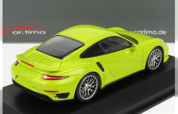 PORSCHE 911 991 Turbo S 2014, Light Green