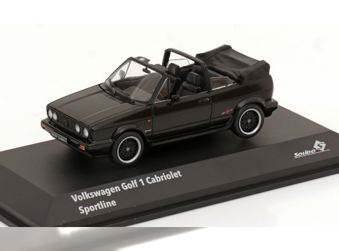 VOLKSWAGEN Golf 1 Cabrio Sportline (1992), black