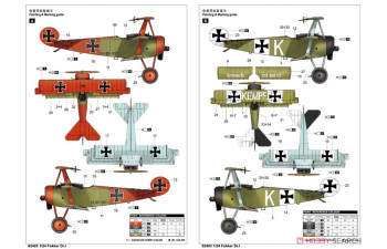 Сборная модель Истребитель Fokker Dr.I