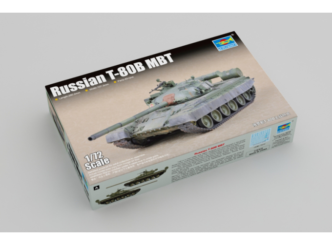 Сборная модель танк Russian танк Т-80B MBT
