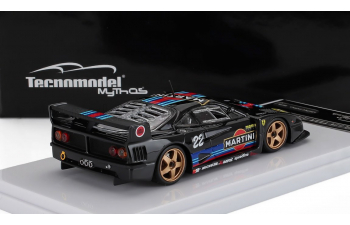 FERRARI F40 Lm Martini Racing N 22 Racing (1996) - Gold Wheels, Black