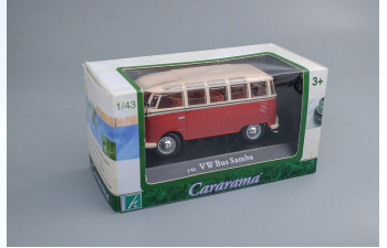 VOLKSWAGEN T1 Samba (поворотные колеса), red/white