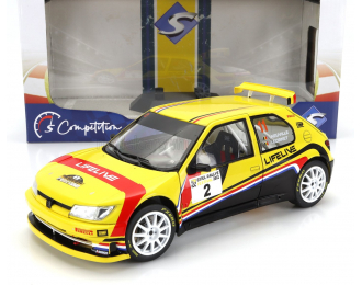 PEUGEOT 306 Maxi №2 Rally Eifel Festival (2022) Thierry Neuville - A.Cornet, Yellow Black Red