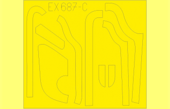 Окрасочные маски для B-17G antiglare panels (DL & BO production) (HKM)