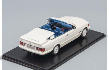 MERCEDES-BENZ 500SEC AMG BB Magic Top Convertible (1985), metallic white