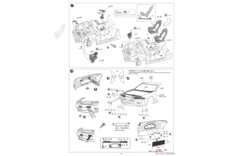 Сборная модель Nissan Skyline GT-R 89 Nismo S Tune (BNR32)