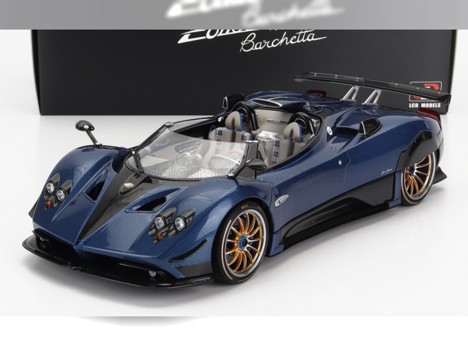 PAGANI Zonda Hp Barchetta (2018), Carbon Fibre Blue