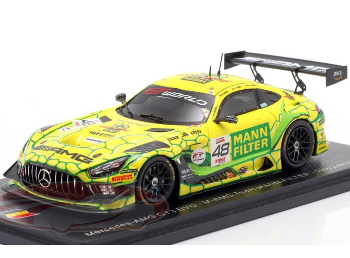 MERCEDES-BENZ AMG GT3 Evo #48 Team Mann Filter 24h Spa Lucas Auer, Matteo Cairoli, Maro Engel (2025)
