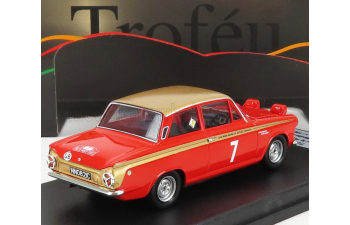 FORD Lotus Cortina №7 Rally Montecarlo P.r.Procter - D.Mabbs (1966), Red Gold