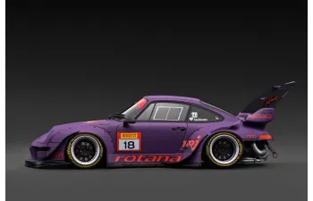 PORSCHE RWB 993 with Mr. Nakai, matte purple