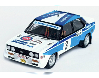 FIAT 131 Abarth Winner Rally Circuit Des Ardennes (1980) Didi - Andre Pauly, White Blue