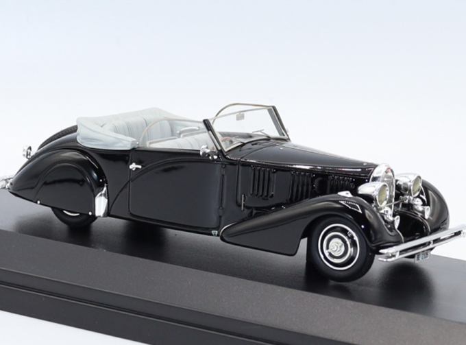 Bugatti T57 Cabriolet Graber 1936 sn57444 open top, Black
