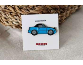 Значок Pin 1992 Mazda MX-5, blue