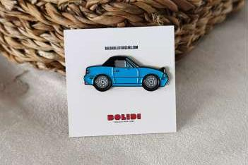 Значок Pin 1992 Mazda MX-5, blue