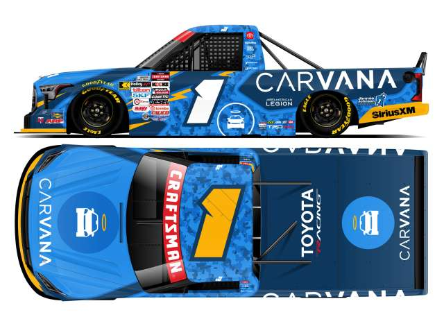 Toyota Tundra #1 Jimmie Johnson *Carvana* blue/white/yellow 2026
