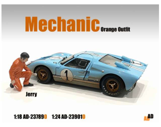 Mechanic Jerry, orange (car not included).