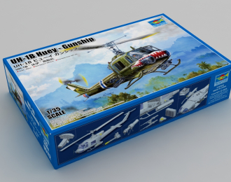 Сборная модель UH-1B Huey - Gunship