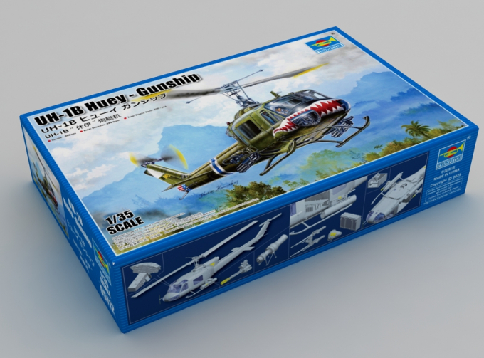Сборная модель UH-1B Huey - Gunship