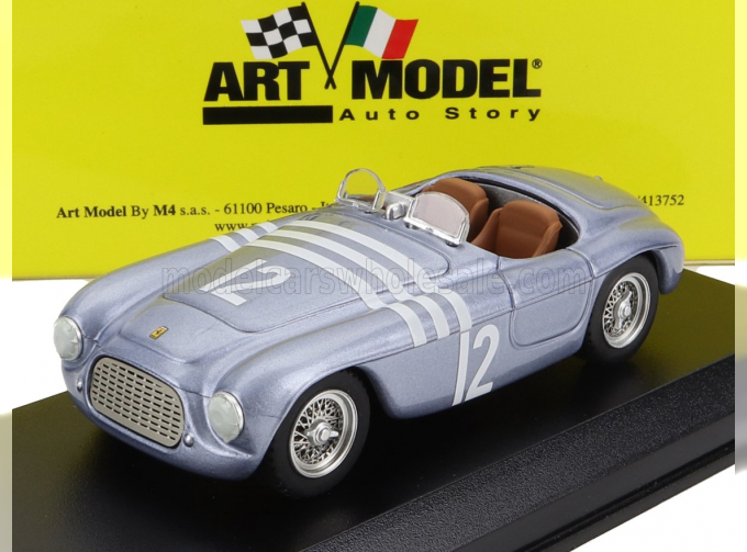 FERRARI 166mm Barchetta Spider N12 Winner G.p. Svezia (1952) Chassis N 0014 V.stener, blue