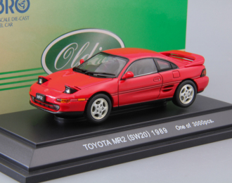 TOYOTA MR-2 SW20 (1989), red